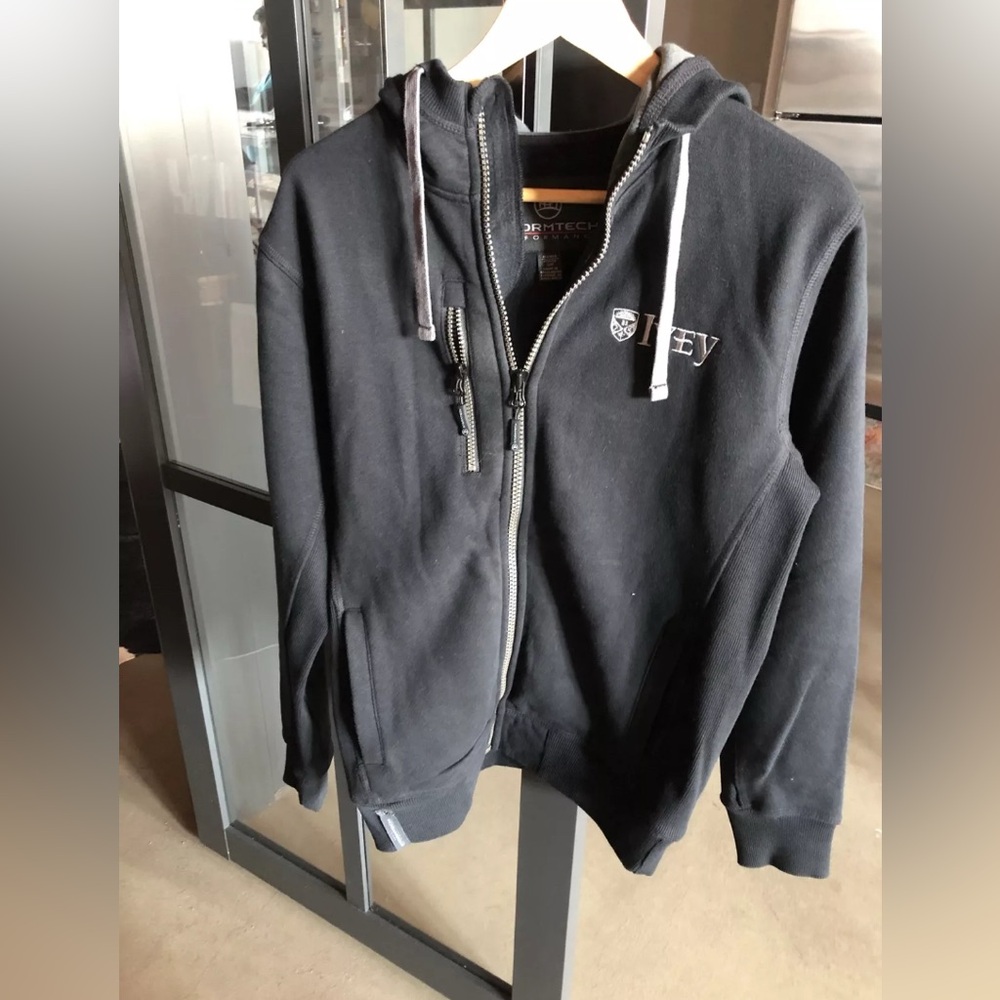 IVEY Stormtech Performance S Black Sweater Hoodie Small S NEW NWOT